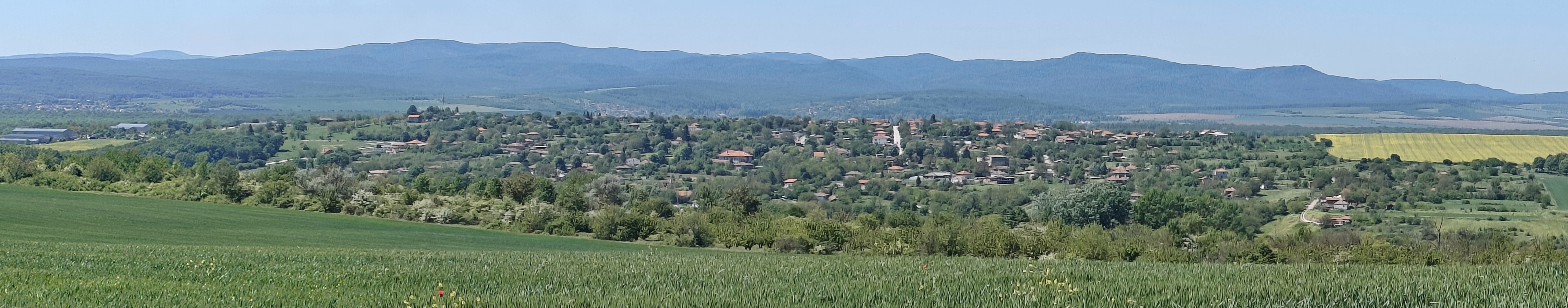 Venelin village panorama